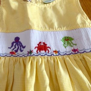 Beautiful Smocked Sz 5 Dress